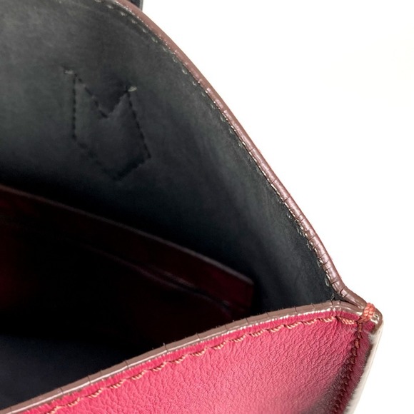 FENDI 8BH262 Bicolor All-in-one Shopping Tote Bag Shoulder Leather Men's Wome... - Picture 12 of 16